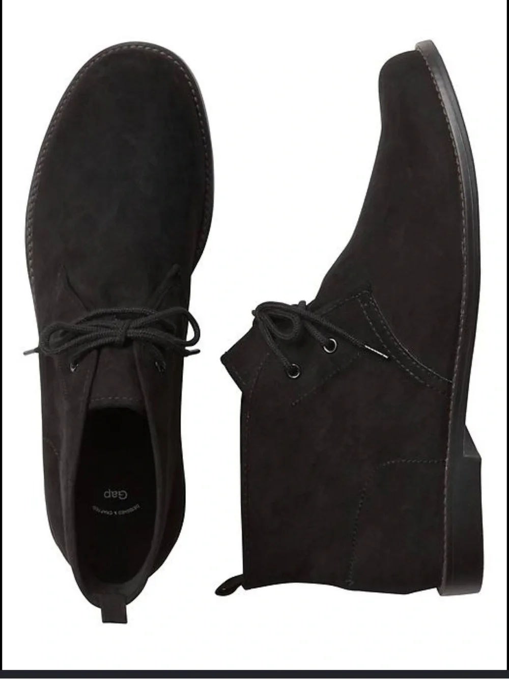 GAP Black Suede Men's Chukka Boots size 9